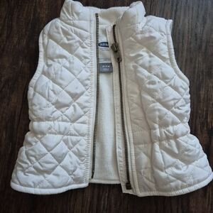 Baby Girl White vest.  Old Navy size 0-3 months.